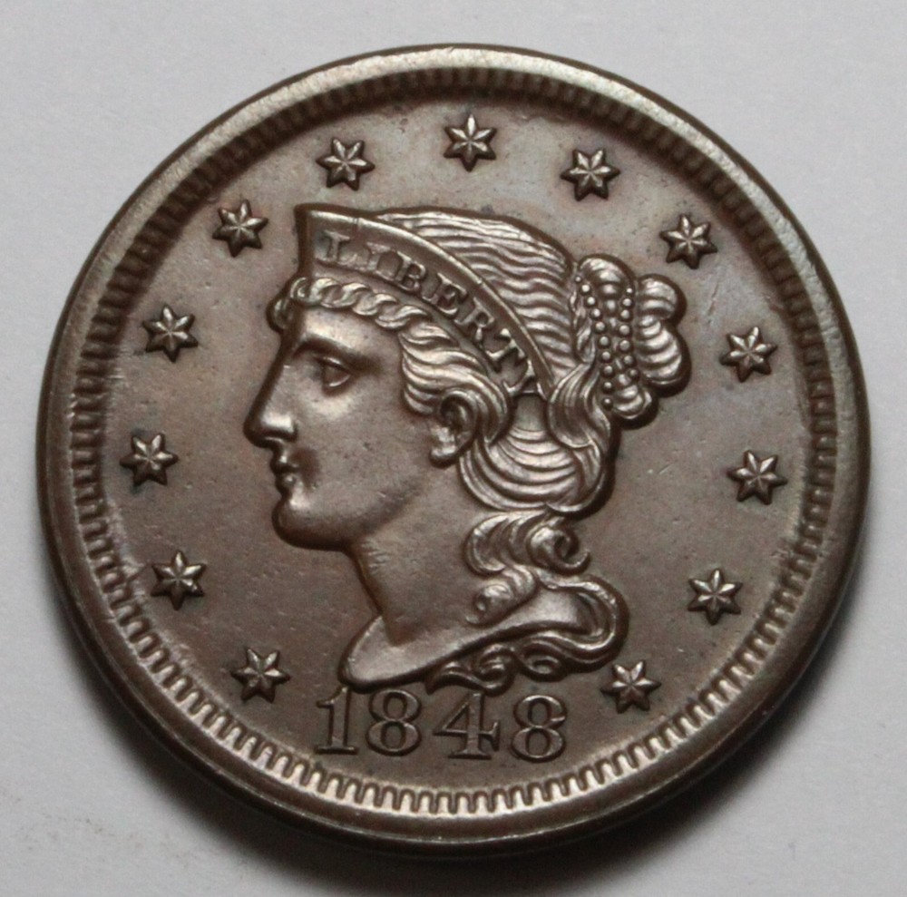 1848 Large Cent UM600