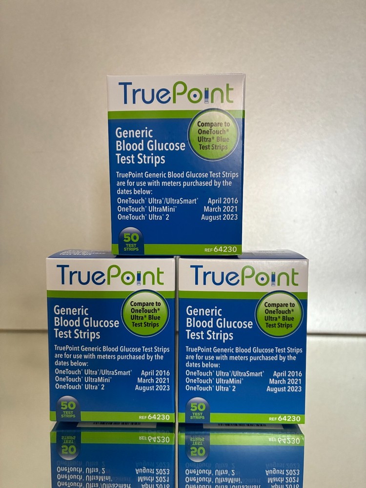 True Point = UniStrip1 Glucose Test Strips 150 ct - Generic For One Touch