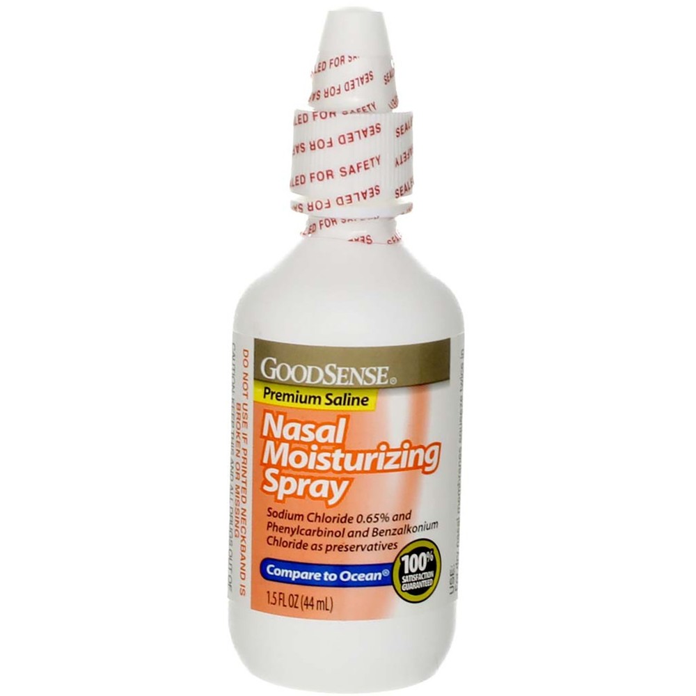 5 Pack GoodSense Nasal Moisturizing Spray, 1.5 fl oz