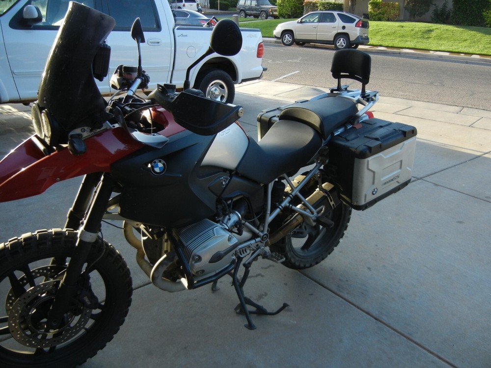 Backrest and Mounting Plates for BMW 1200GS 2004-2012