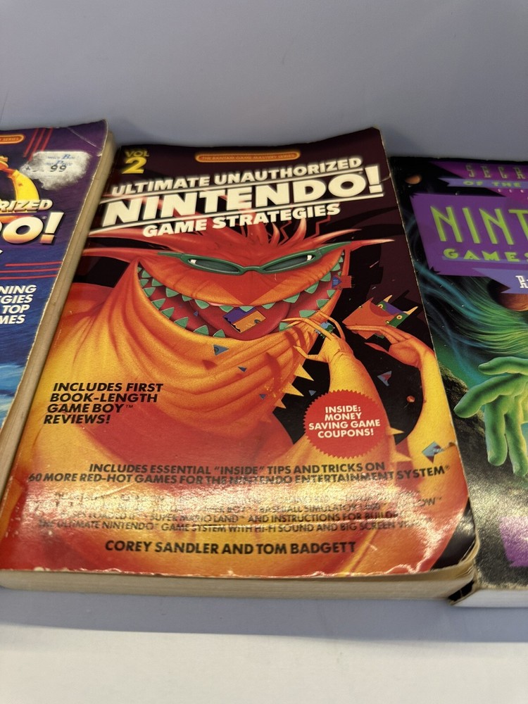 Ultimate Unauthorized Nintendo Game Stratergies -1 ,2 & Nintendo Secrets Book!