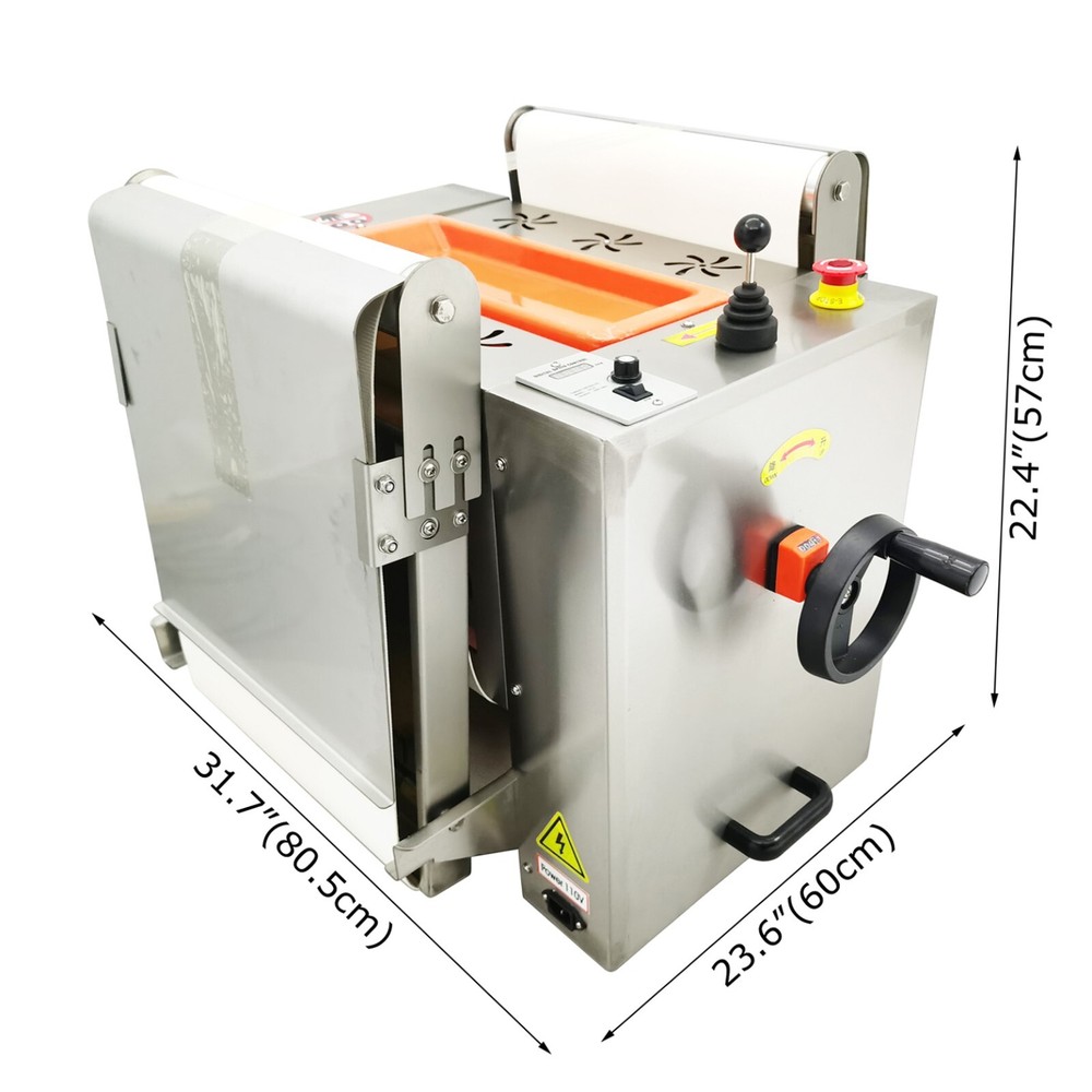 110V 400W Mini Table Type Folding Pastry Machine Dough Sheeter 0.04"-0.94"