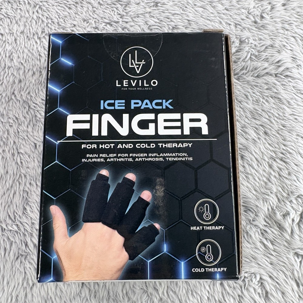 Levilo Ice Pack Finger Wrap for hot and cold therapy