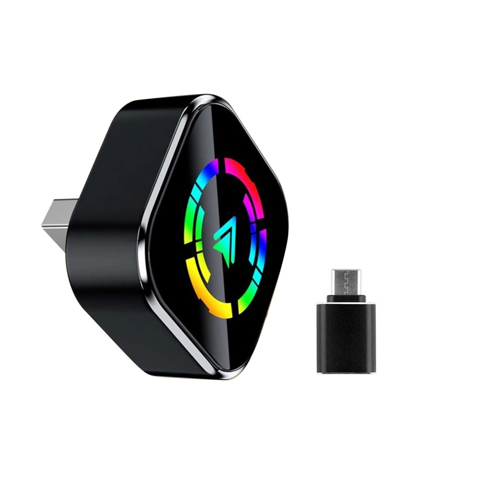 For Apple CarPlay Wireless USB Adapter Bluetooth 5.0 for iOS Android Auto System