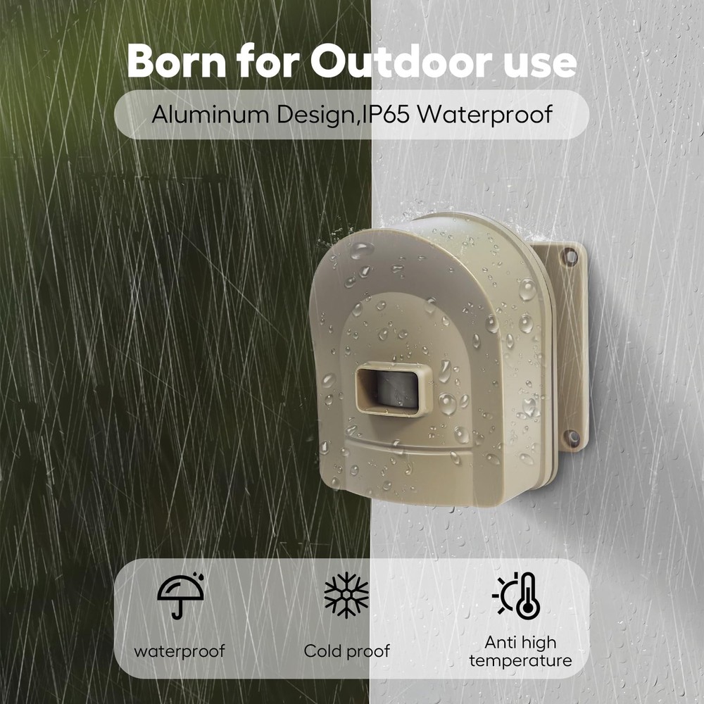 Wireless Driveway Alarm System with Sensor Alert - 1/2 Mile Range