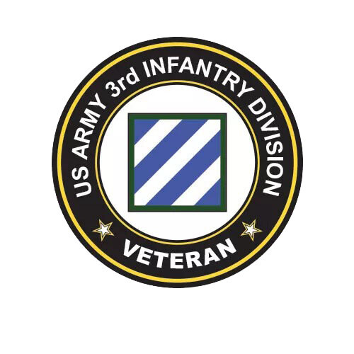 3rd Infantry Division Veteran Sticker