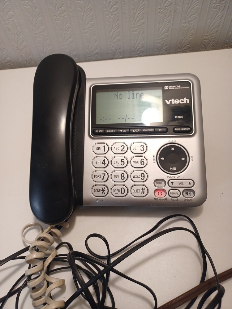 Vtech | CS6649 | Digital Answering System With Caller ID | Corded Phone Base