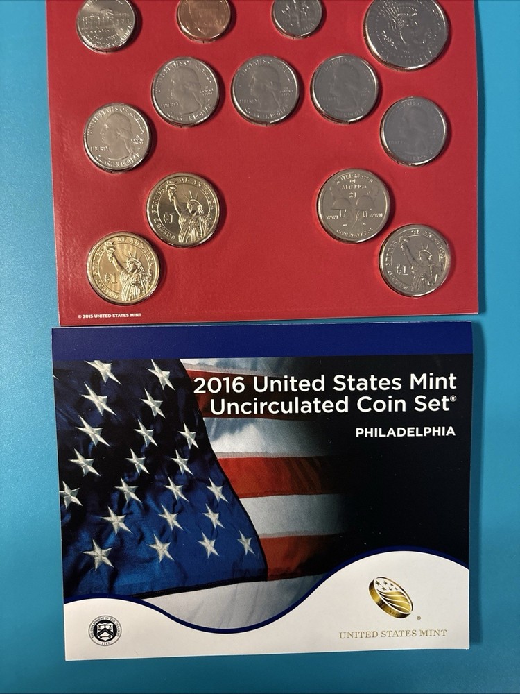 2016 united states mint clad & silver proof sets.