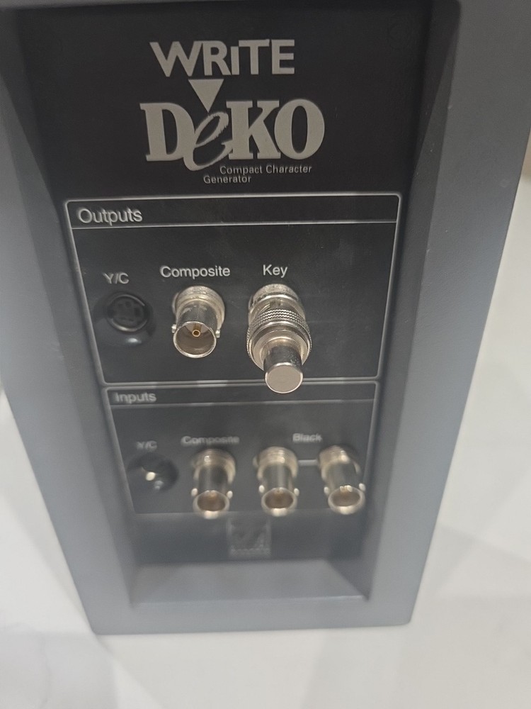 Deko Compact Character Generator Pinnacle Systems