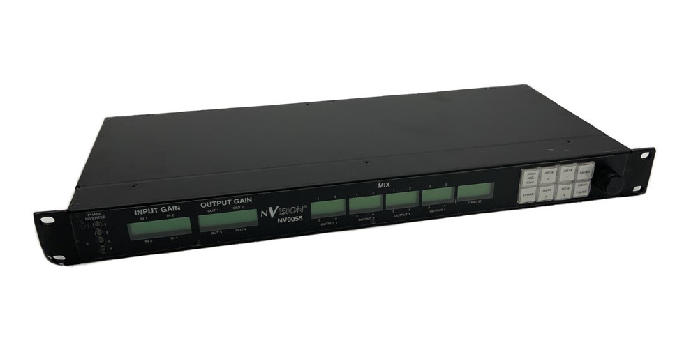 NVision NV9055 Control Panel Network