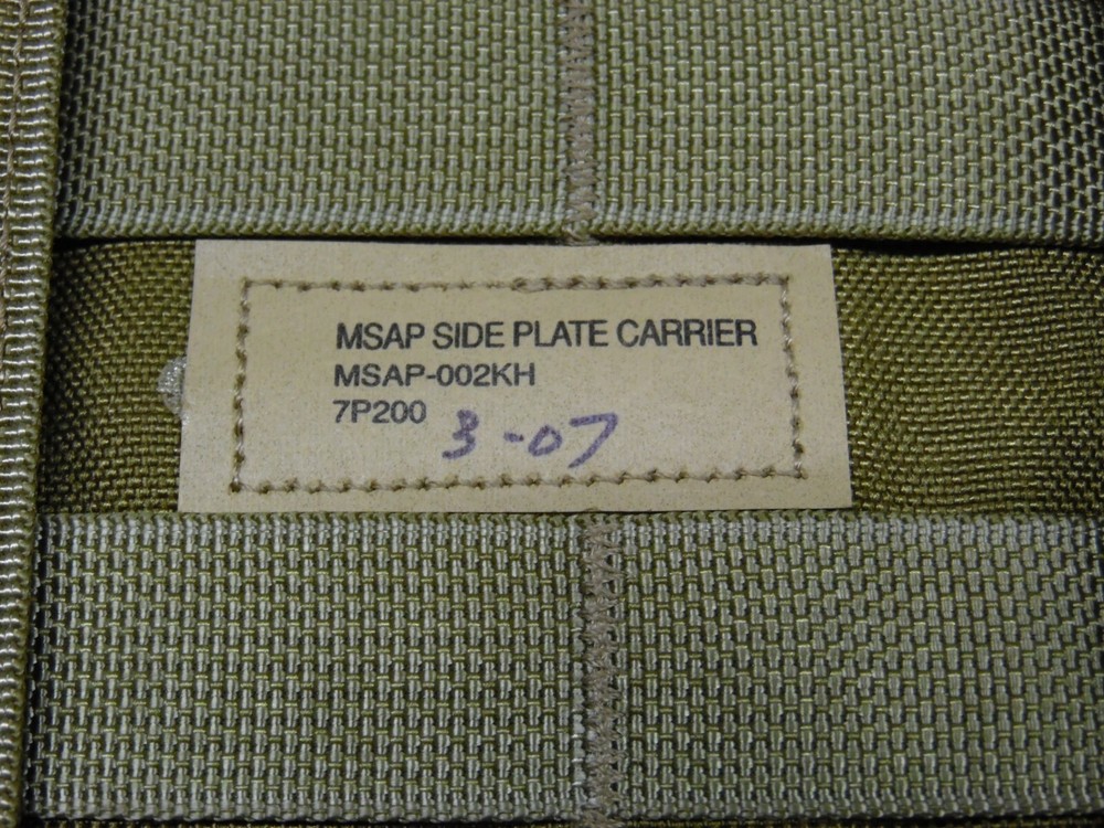 Side Plate Carrier MSAP Khaki Resource Center