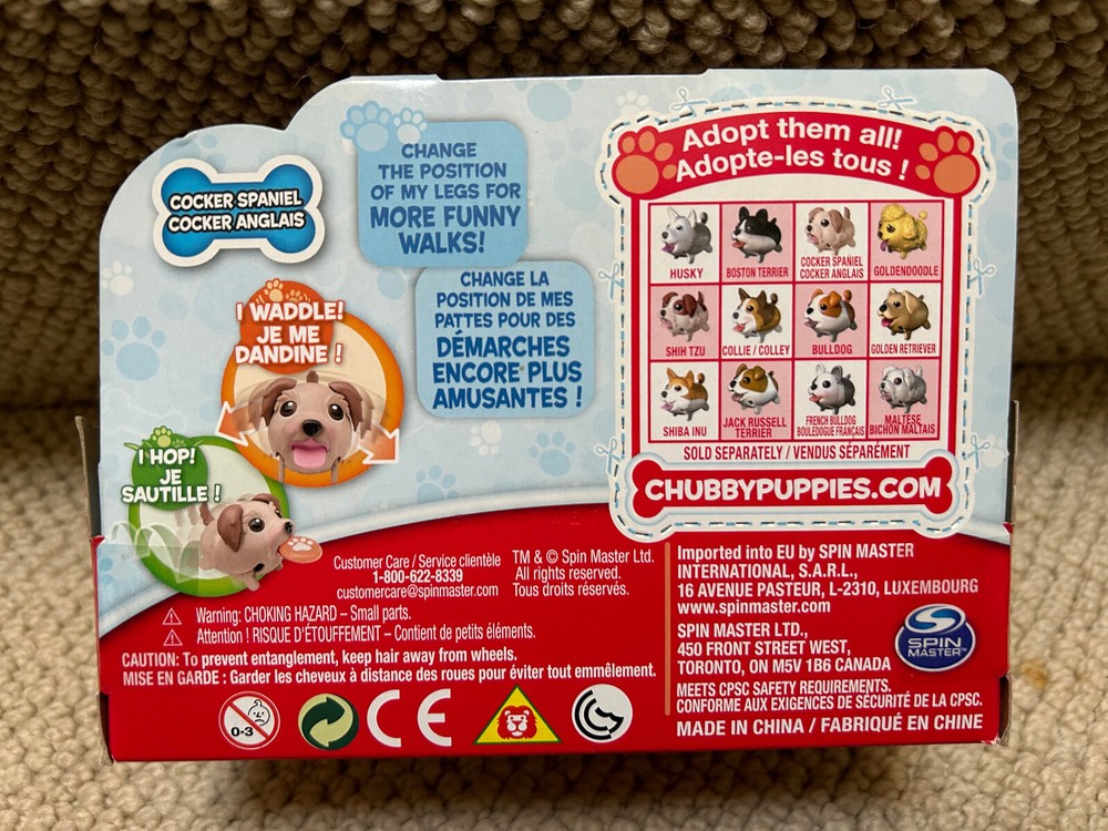 Chubby Puppies Cocker Spaniel Electronic pet dog Spin Master toy