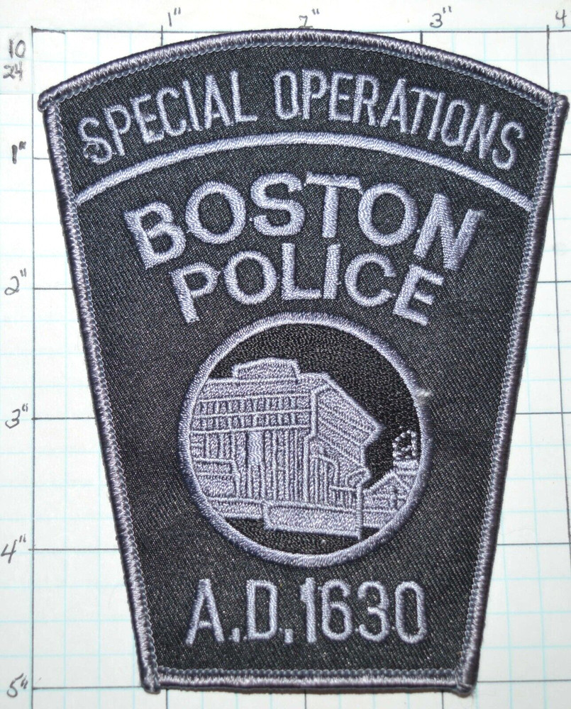 MASSACHUSETTS, BOSTON POLICE DEPT SPECIAL OPERATIONS SUBDUED PATCH