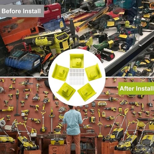 Tool Holder Compatible with 18V Power Tool Wall Mount Portable Holder 20 Pack