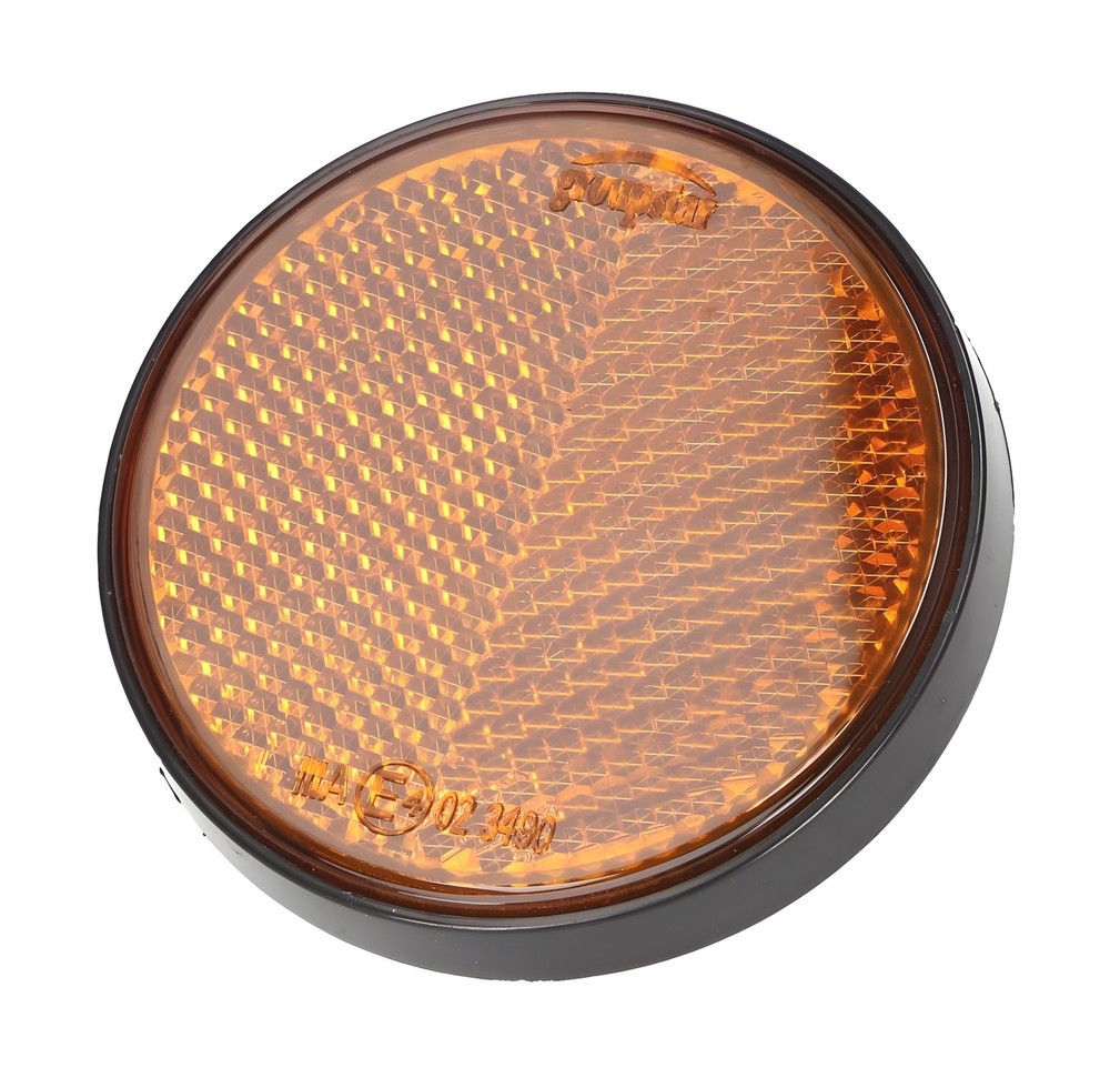 Round reflector 55mm orange screwable