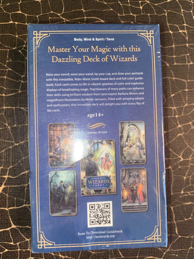Tarot Card Deck WIZARDS Unique NEW Gift Barbara Moore