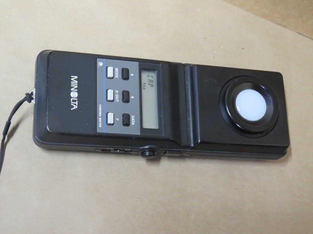 Konica Minolta CL-100 Chroma Meter with Hard Case & Accessories
