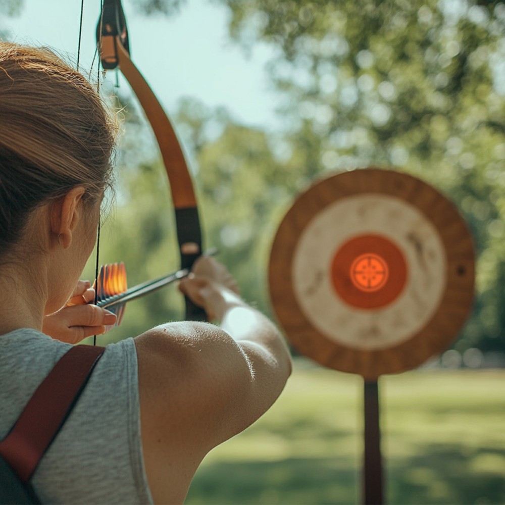 1 Roll Fluorescent Round Target Stickers 3" Yellow/Black