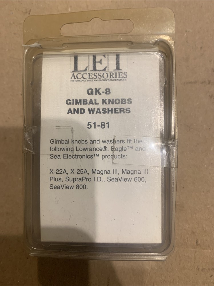 GK 8 Gimbal Knobs And Washers Lowrance Eagle