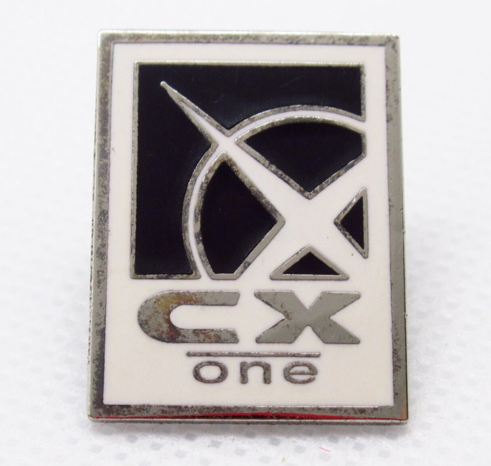 CXone Lapel Pin NICE Ltd Customer Software Logo Black White Silver