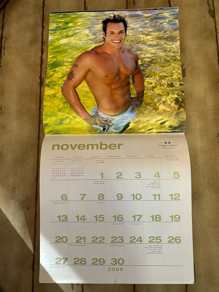 Chippendales 2005 Calandar Great Shape