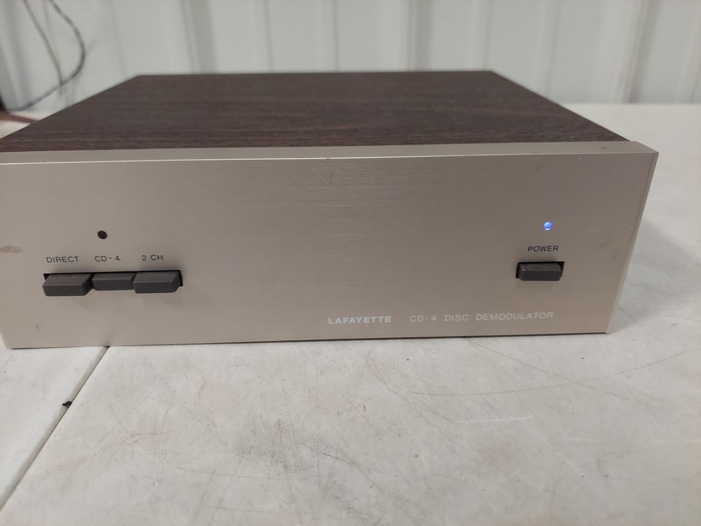Vintage Lafayette CD-4 Demodulator Decoder Model CD-4, UNTESTED FOR PARTS #3073