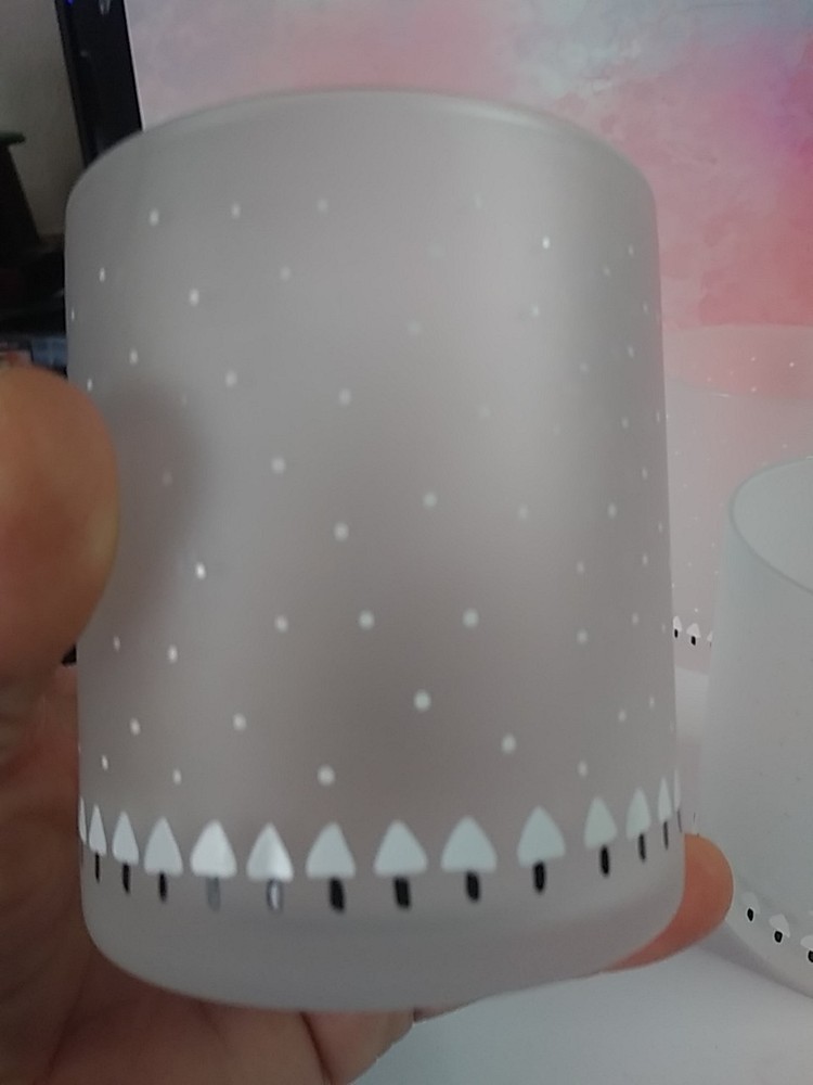 Four Piece Christmas Glass Set