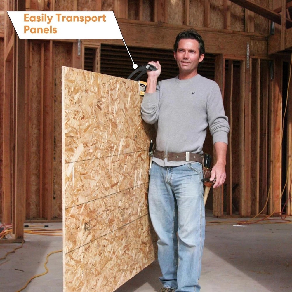 Effortless Panel Carrier Tool - Ergonomic Drywall Lifting with 200 lbs Capacity