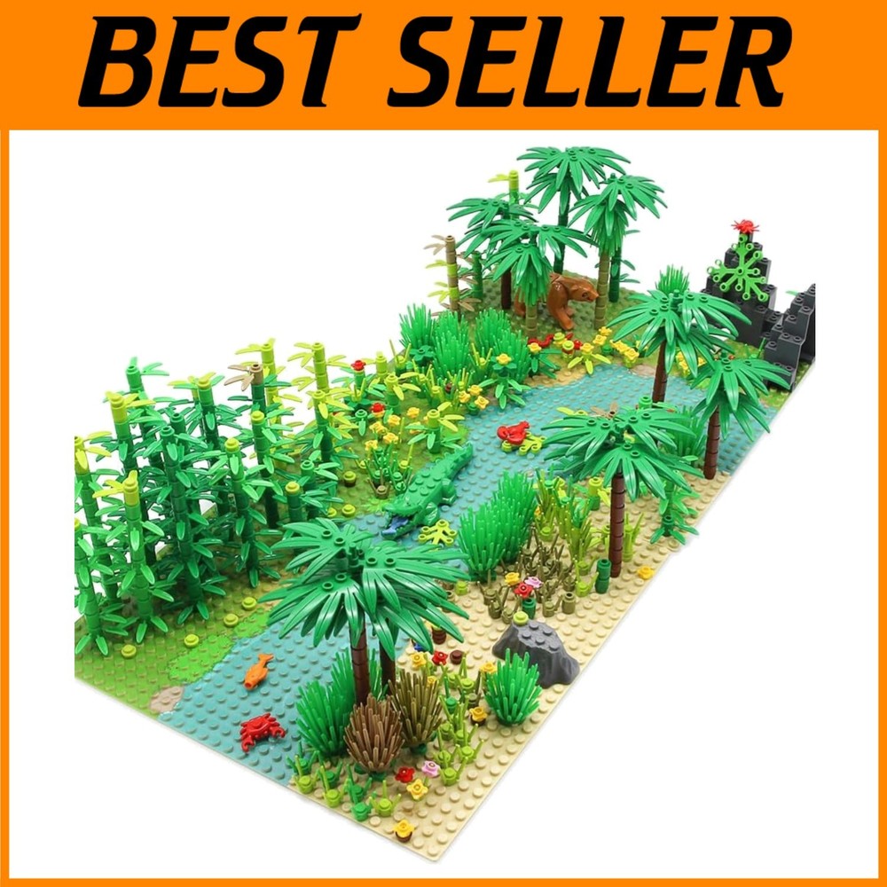 Jungle Trees Building Blocks - 582 Pieces