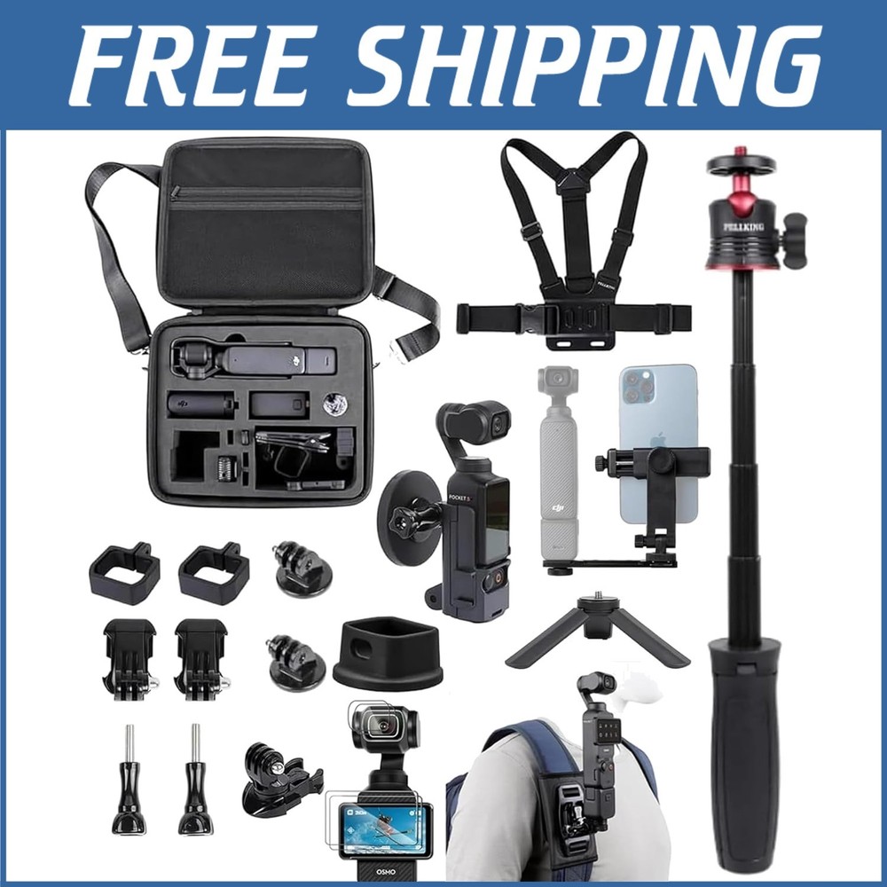 Comprehensive Accessories Kit for DJI Osmo Pocket 3 - Ultimate Creator Bundle=
