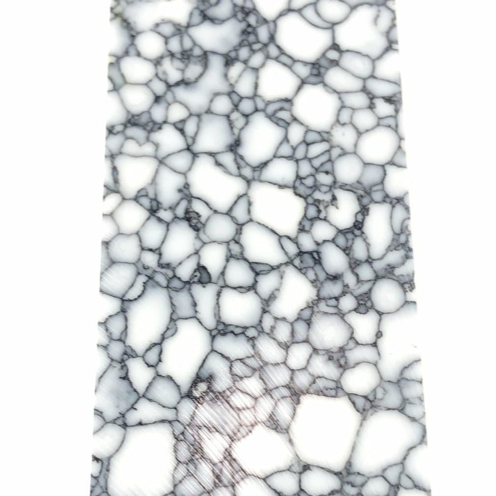 TruStone- White with Black Web - 1.5" x 6"- 1 Piece