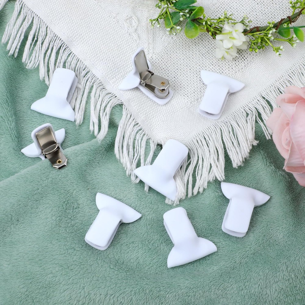 8pcs Duvet Clips for Comforter Inside Strong Hold Padded Comforter Clips Whit...