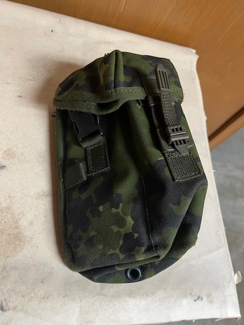 Danish Military Shoulder Bag, Used.