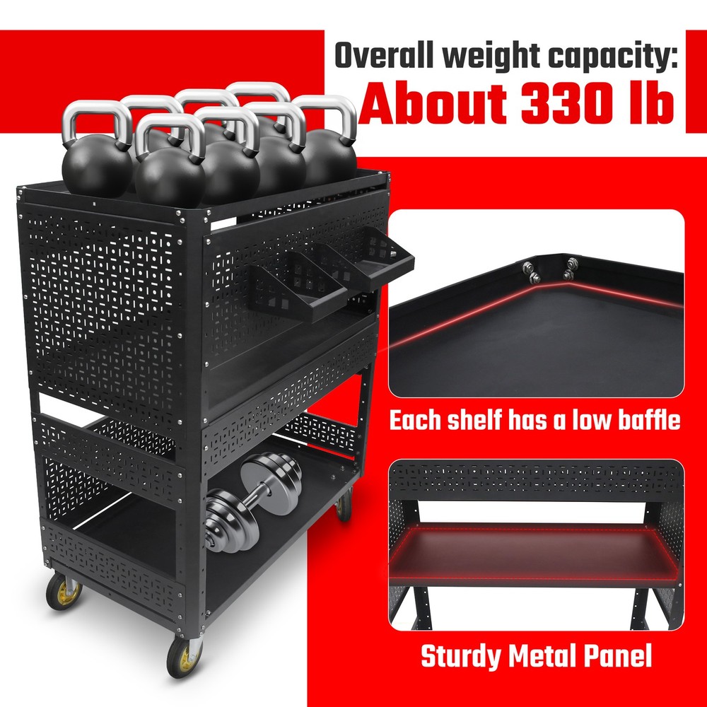 Detachable Utility Cart Storage Tool Cart