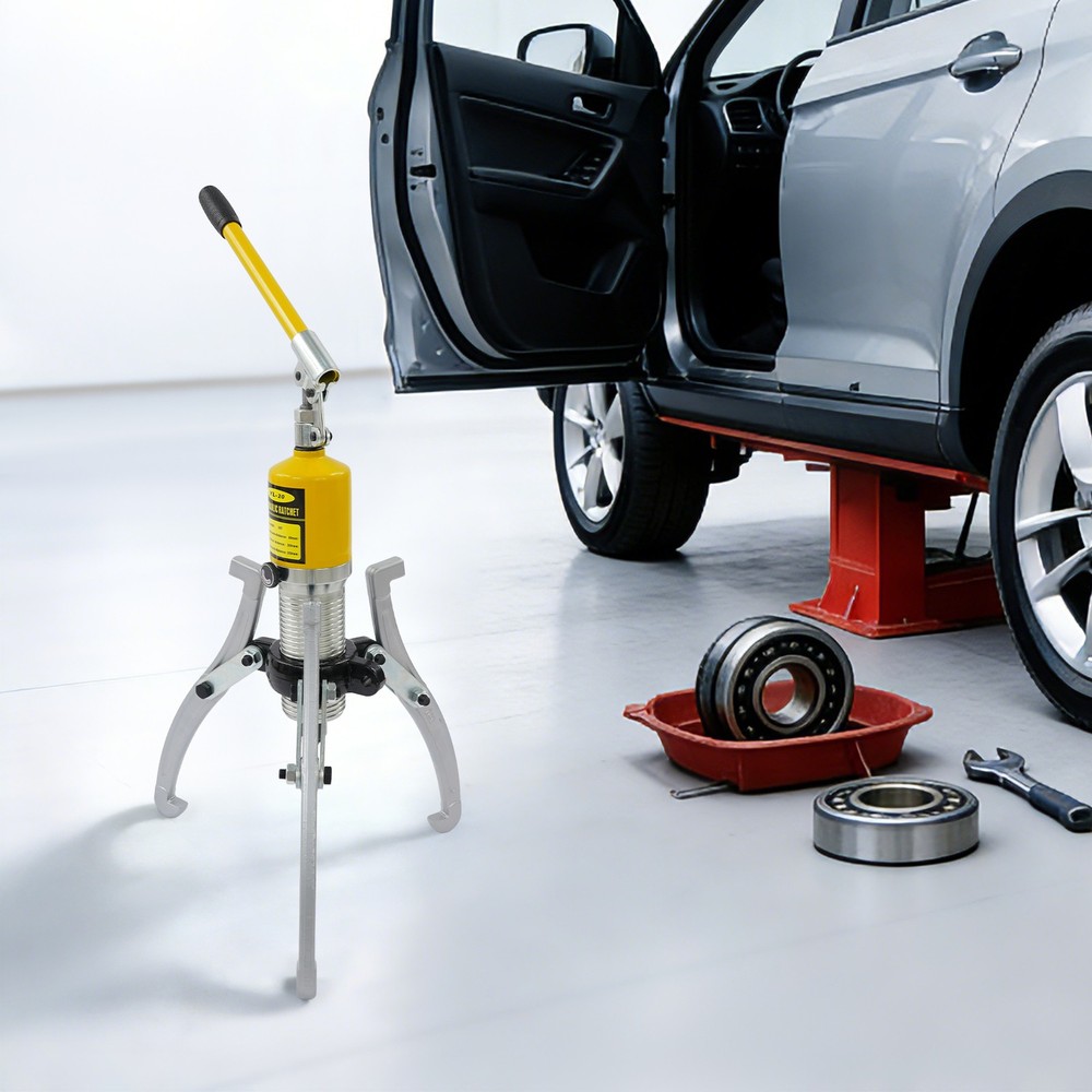 Yellow Hydraulic Bearing Puller,20T Hydraulic Puller Kit,3 Jaws Hydraulic Puller