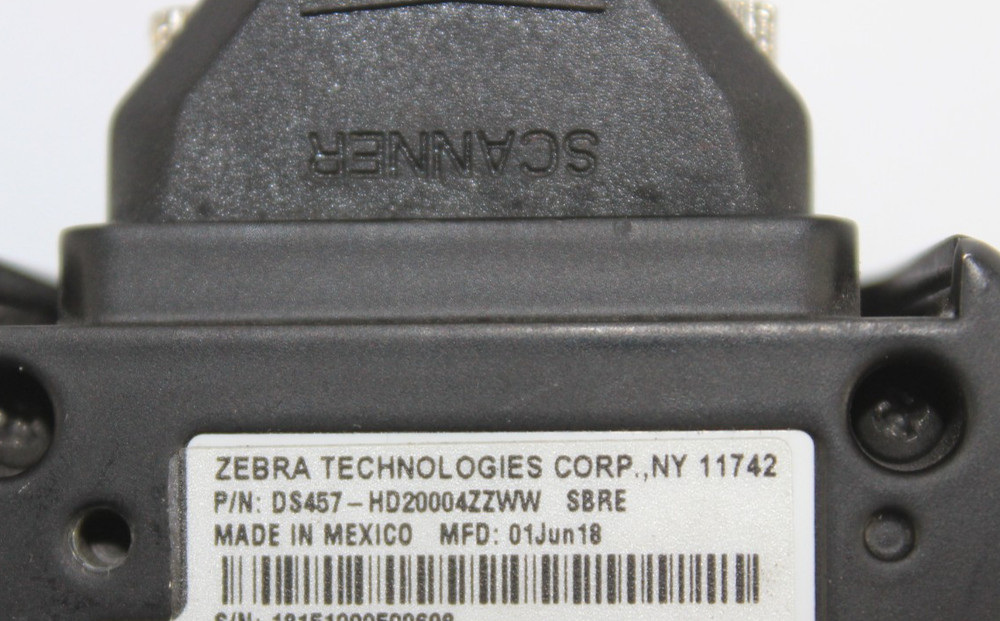 Zebra DS457-HD20004ZZWW Fixed Mount POS Laser Barcode Scanner W/Cable
