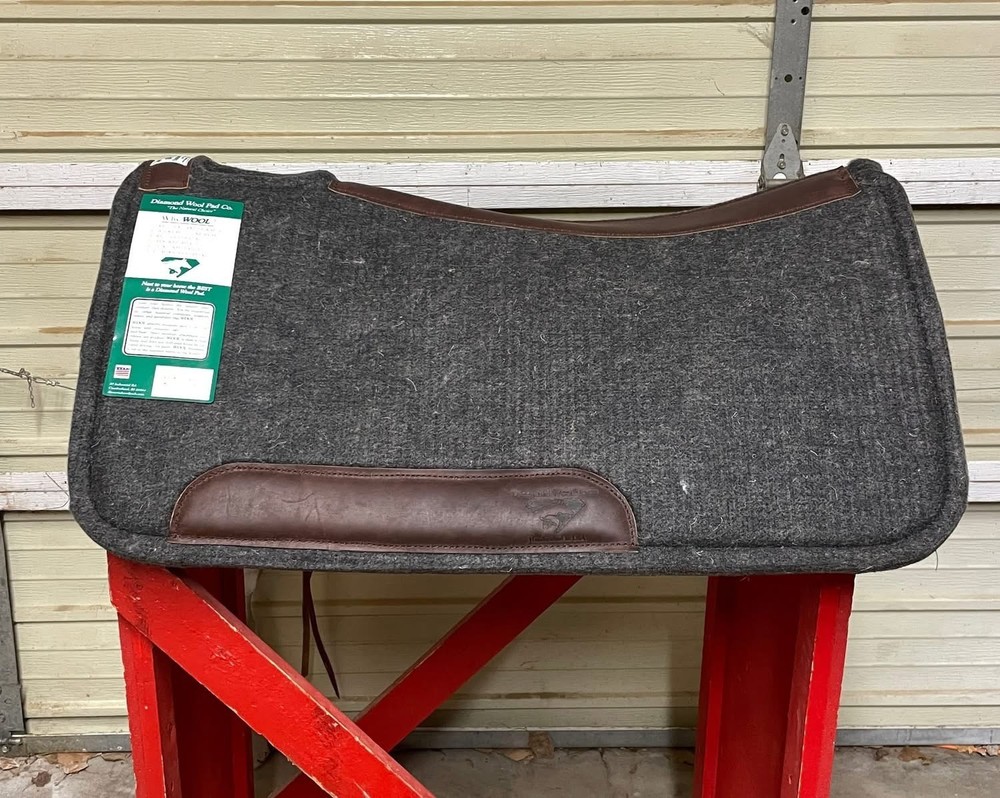 Diamond Wool Contoured Tough Wool Saddle Pad