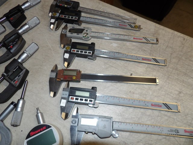 STARRETT Electronic Tools. Used & Abused Tool Package Deal. Calipers & Mics.