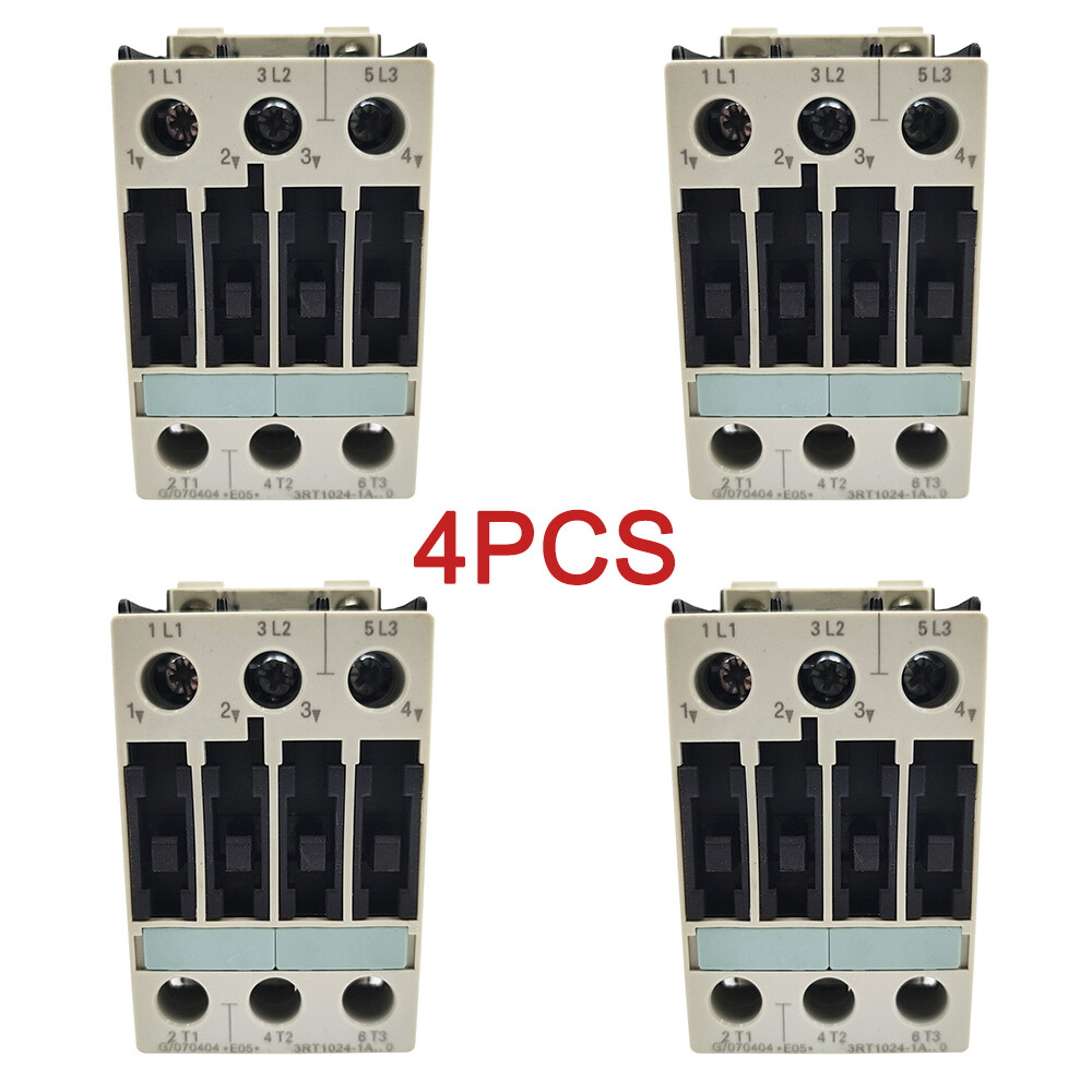 4PCS 3RT1024 AC Contactor 480V coil 12A replace Siemens Contactor 3RT1024-1AV60