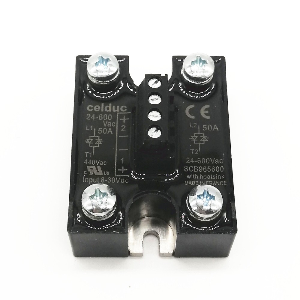 Celduc solid state relay SCB965600 50A 24-600VAC
