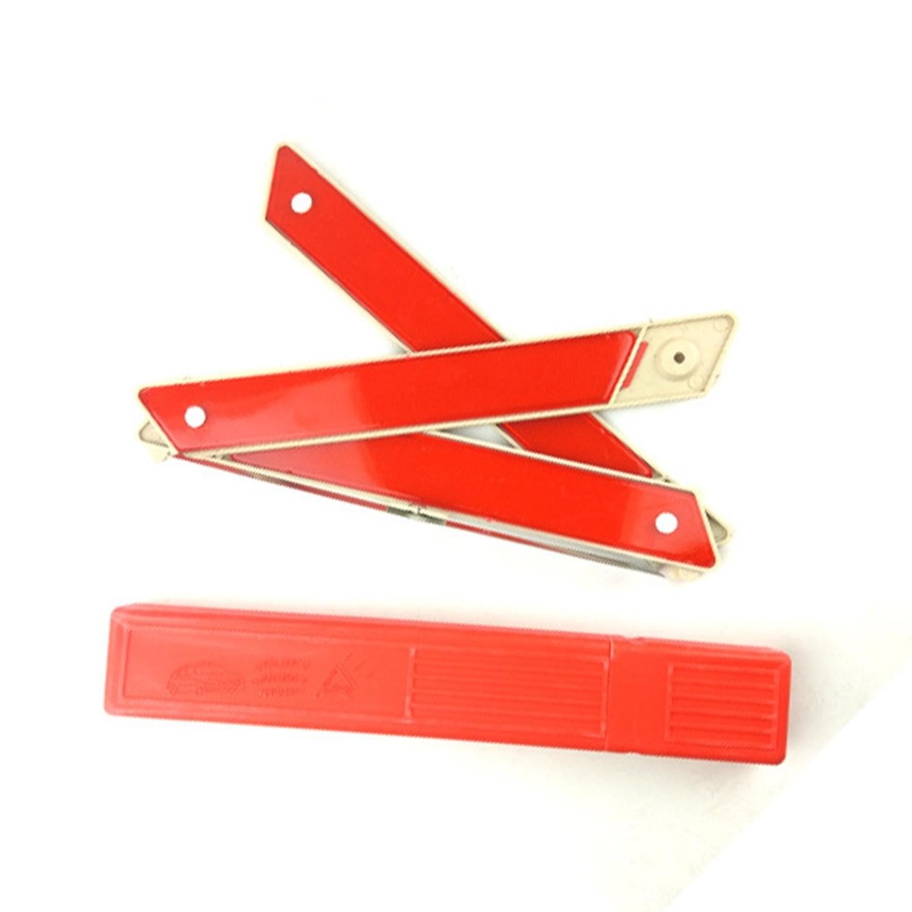 Emergency Warning Triangle Triangle Symbol Folded Stop Sign Reflector Strip