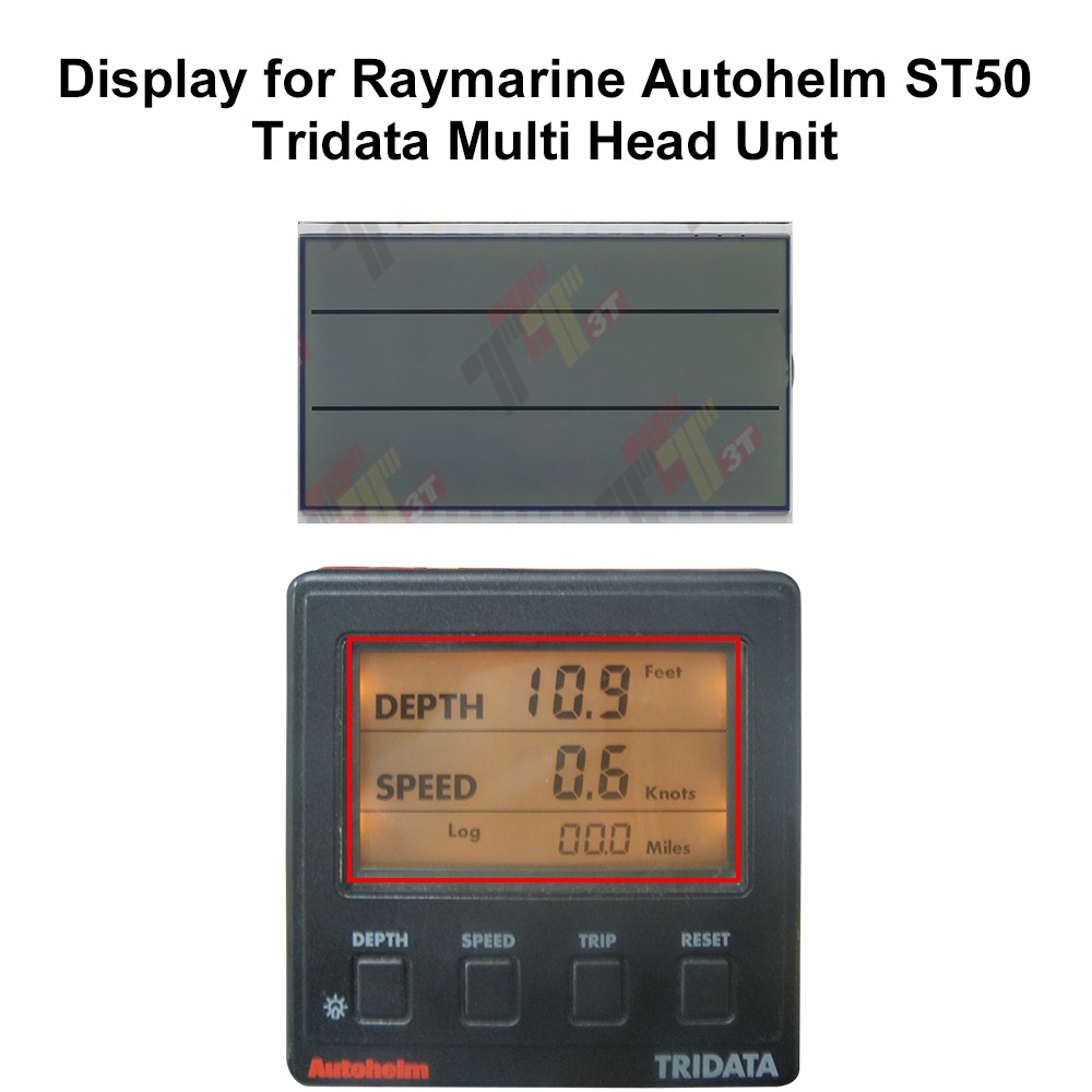Display for Raymarine Autohelm ST50 Tridata Multi Head Unit