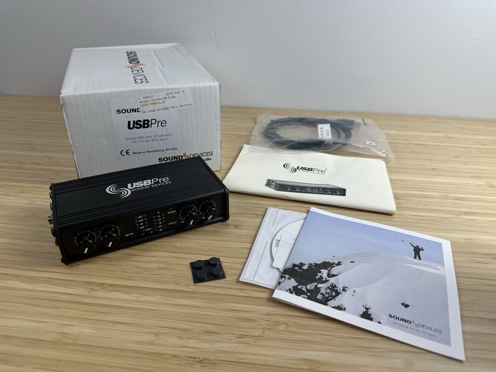 Sound Device USBPre Sound Devices Interface