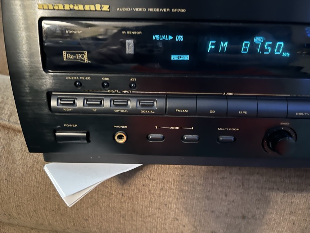 MARANTZ SR 780 Five Channel Surround Receiver-NOT WORKING VOLUME DIAL ISSUES
