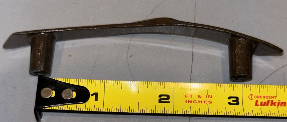 Brushed Copper Cabinet Door Handle Pull. 3” Hole Pattern