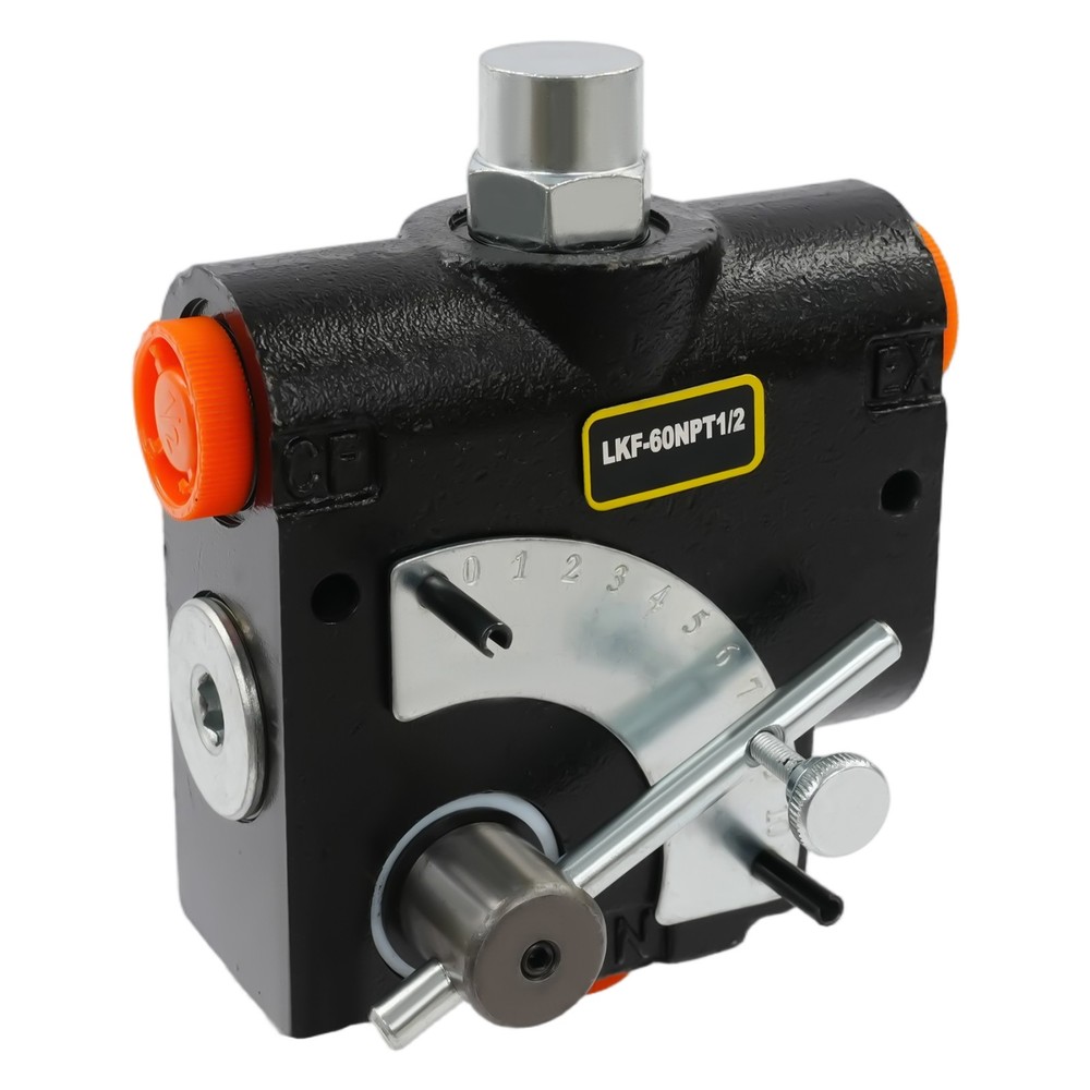Hydraulic Adjustable Variable Flow Control Valve 0-16 GPM, 1/2” NPT LKF-60