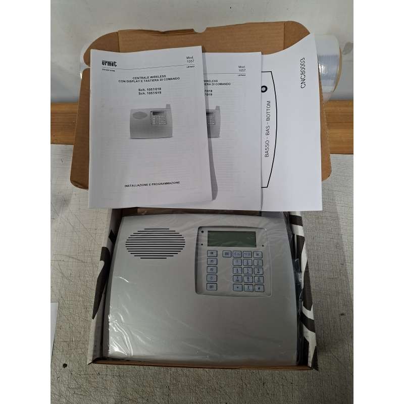 URMET 1057/018 Wireless Control Unit With Display And Control Keyboard