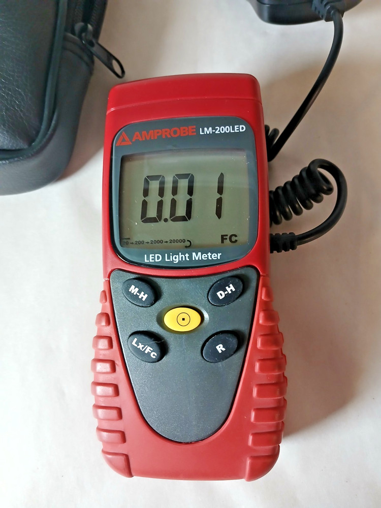 Amprobe LM-200LED LED Light Meter w/ Carrying Case