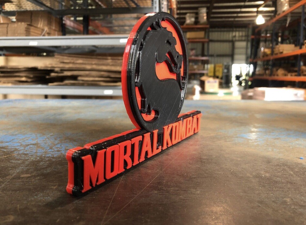 Mortal Kombat Logo/ Shelf Display