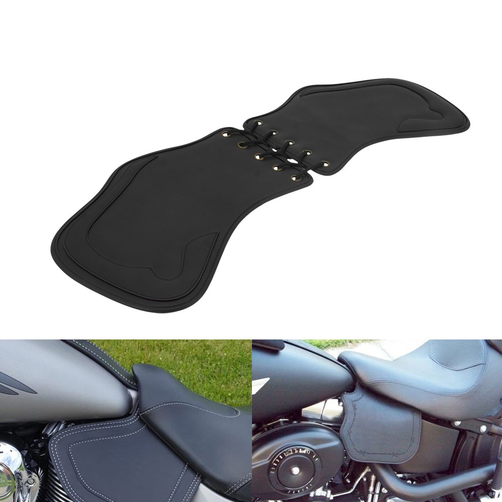 Motorcycle Heat Saddle Shield Deflectors Engine Heating Insulation Cushion Black